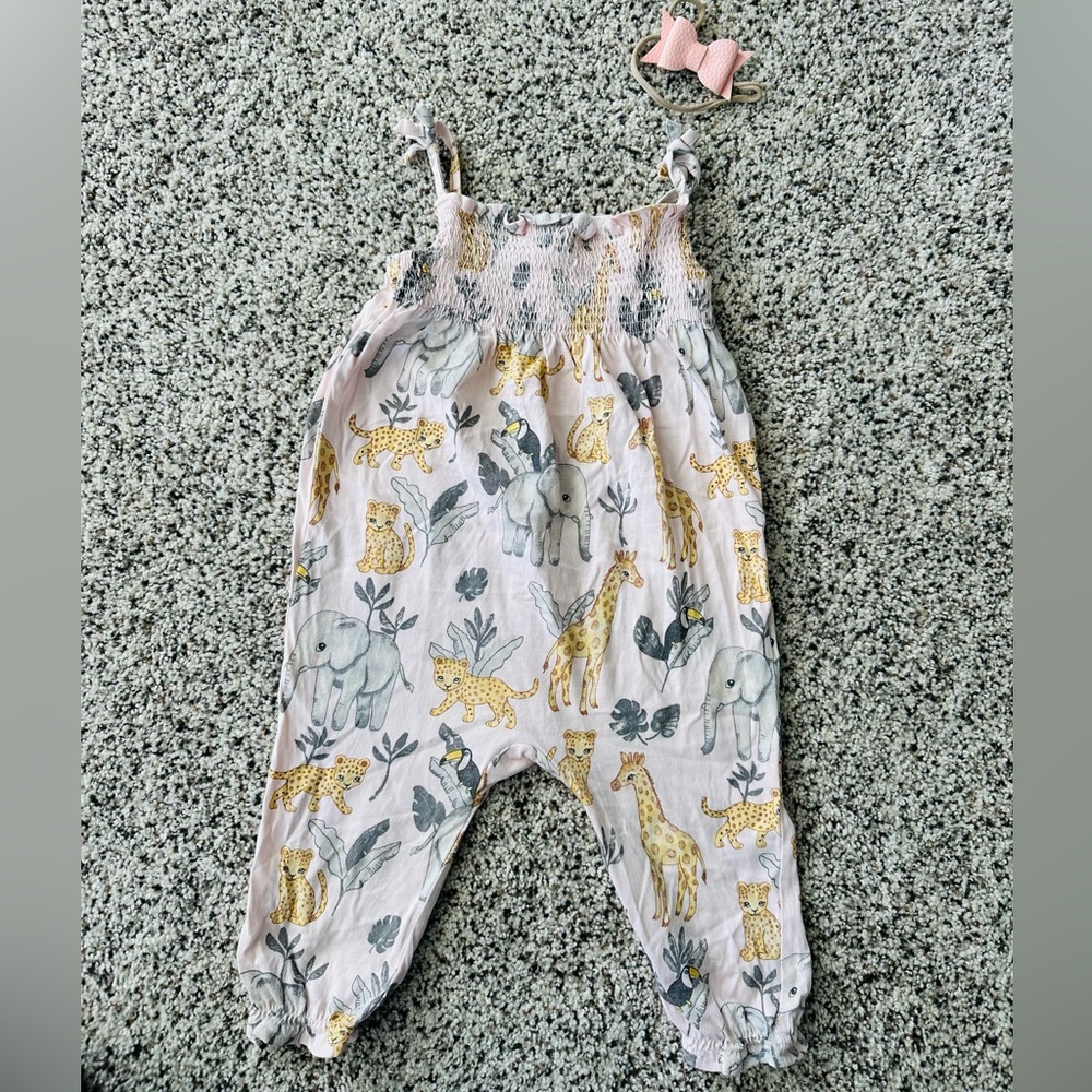 Precious Animal Print Romper